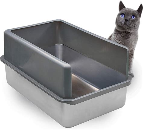 chewy stainless steel litter box|chewy auto cat litter box.